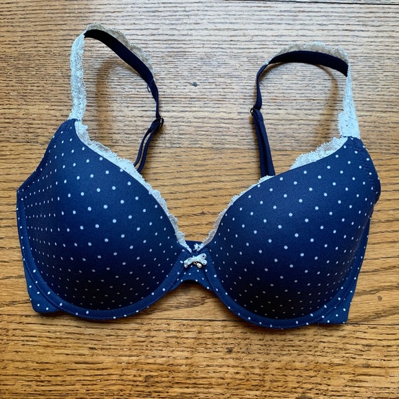 EUC SOMA Embraceable Push Up Lace Trim Bra Size 32DD - Picture 2 of 5